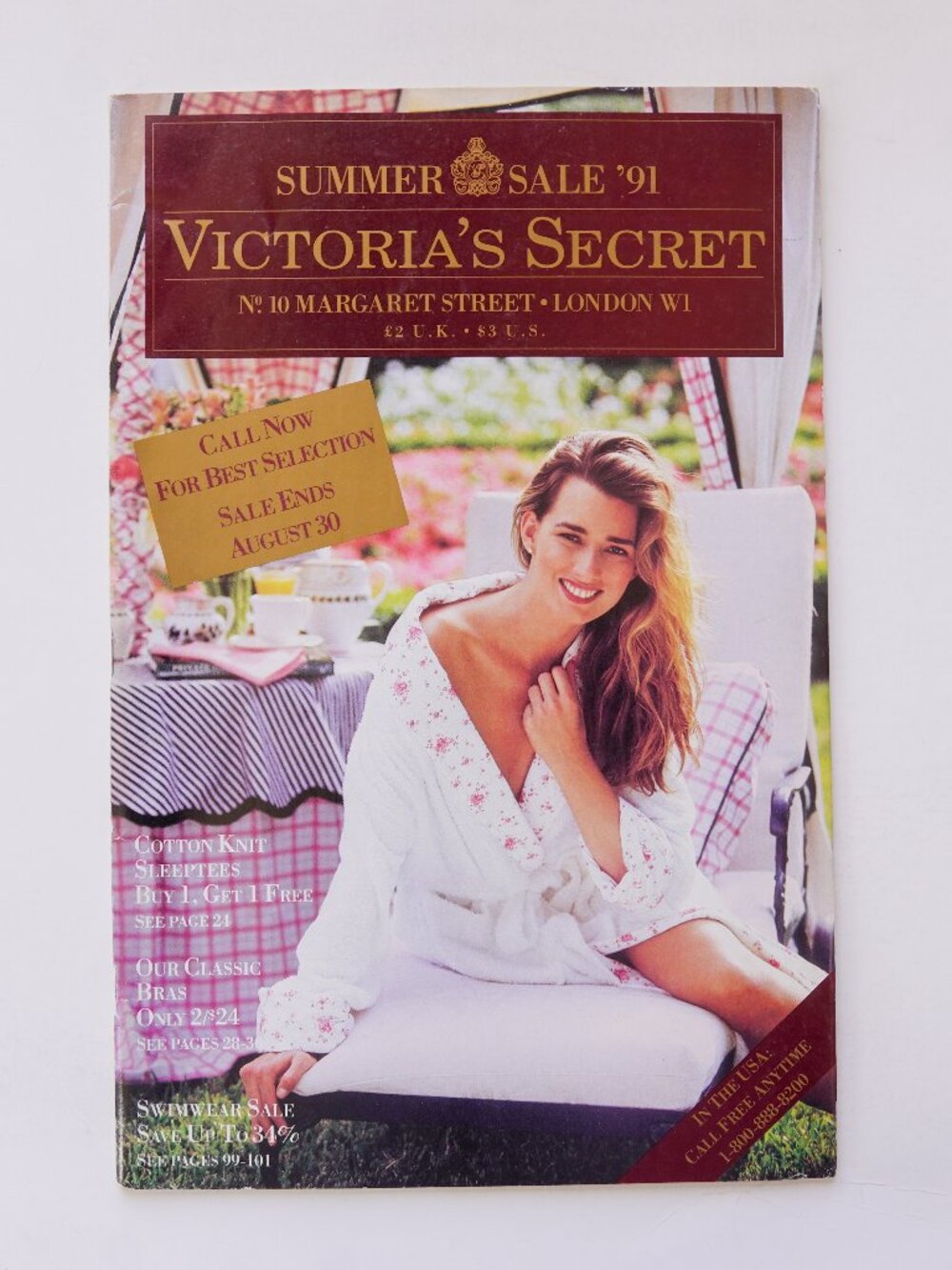 Vintage Victoria's Secret Summer Sale 1991 Catalog